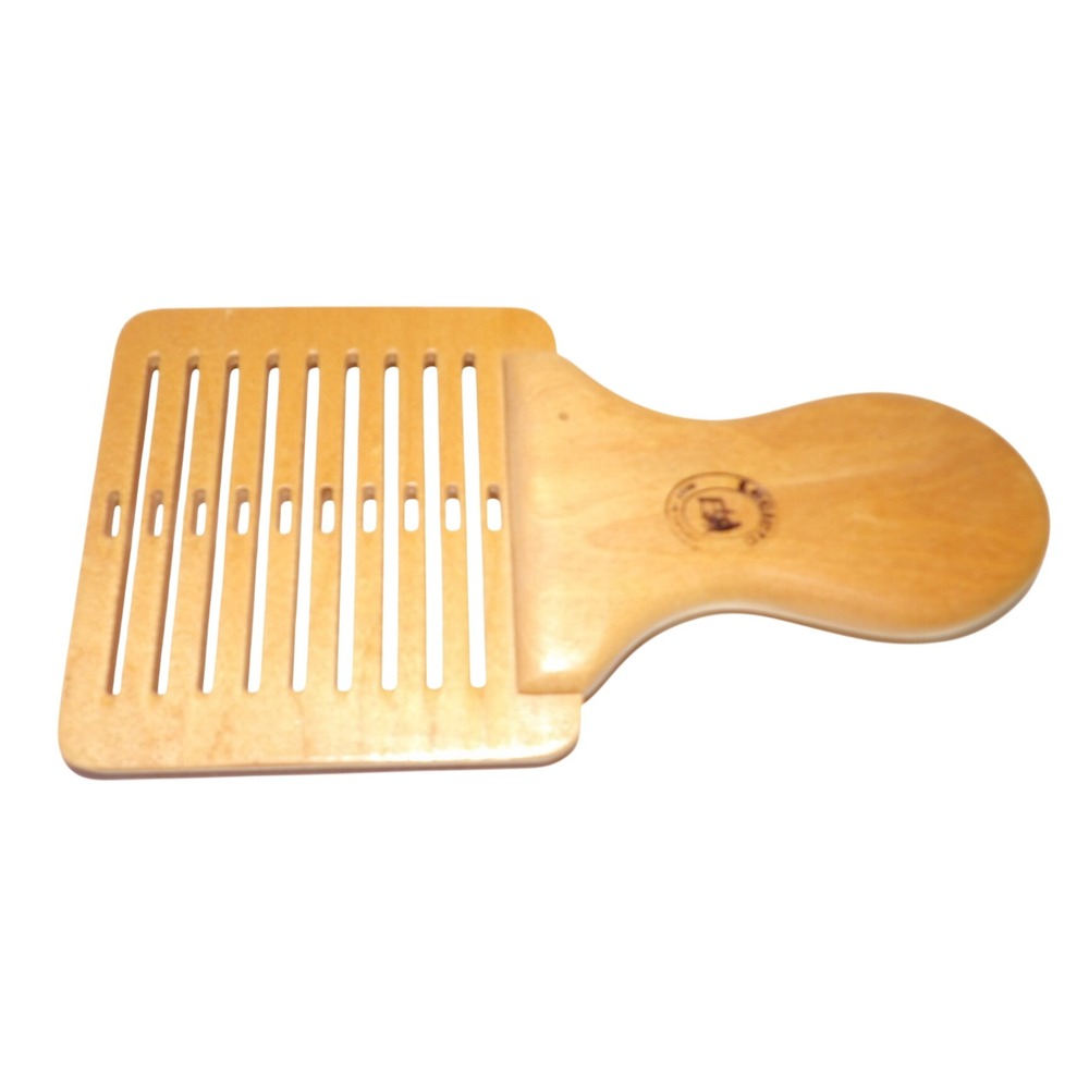 Leclerc Wooden Weaving Comb Tapestry Beater Tool for Loom Fiber Arts Natural